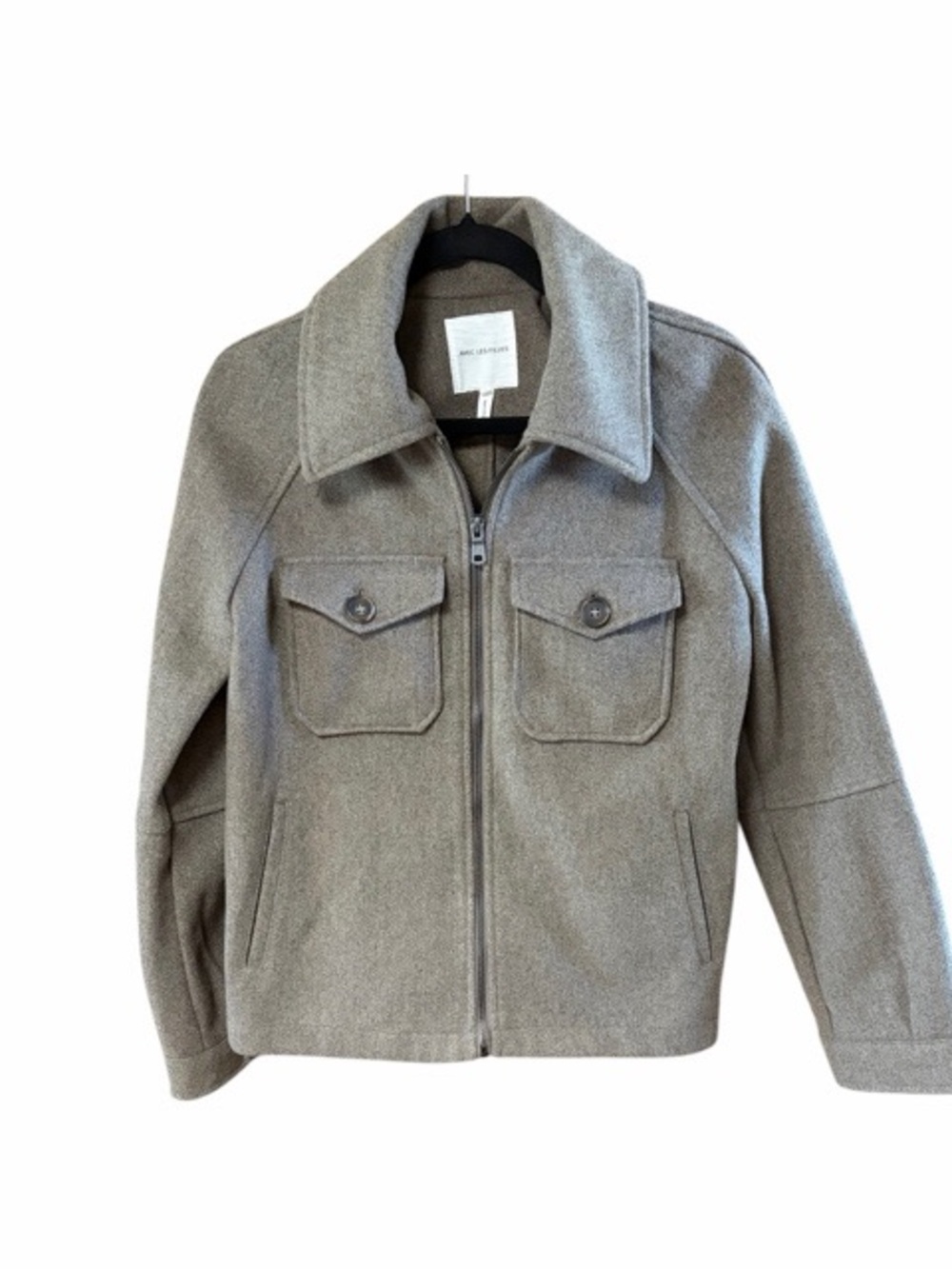 Anthropologie Avec Les Filles Double‎ Knit Full Zip Shirt Jacket